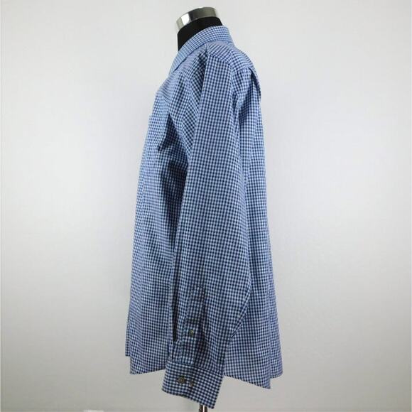 Van Heusen Cotton Polyester Long Sleeve Button Shirt Mens 17-17.5 XL - Picture 4 of 6